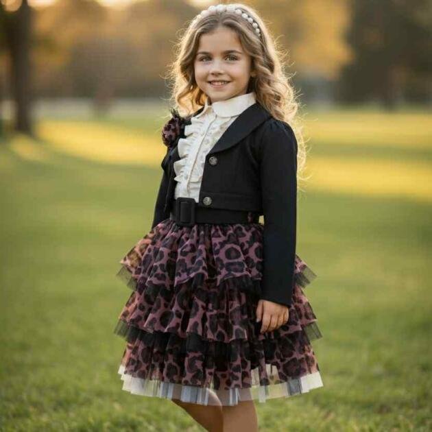 Cinnamon leopard Set