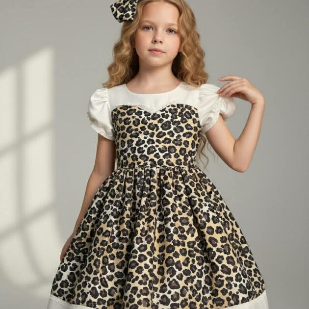 Belluchi Leopard Printed Dress<span> - </span>5/6