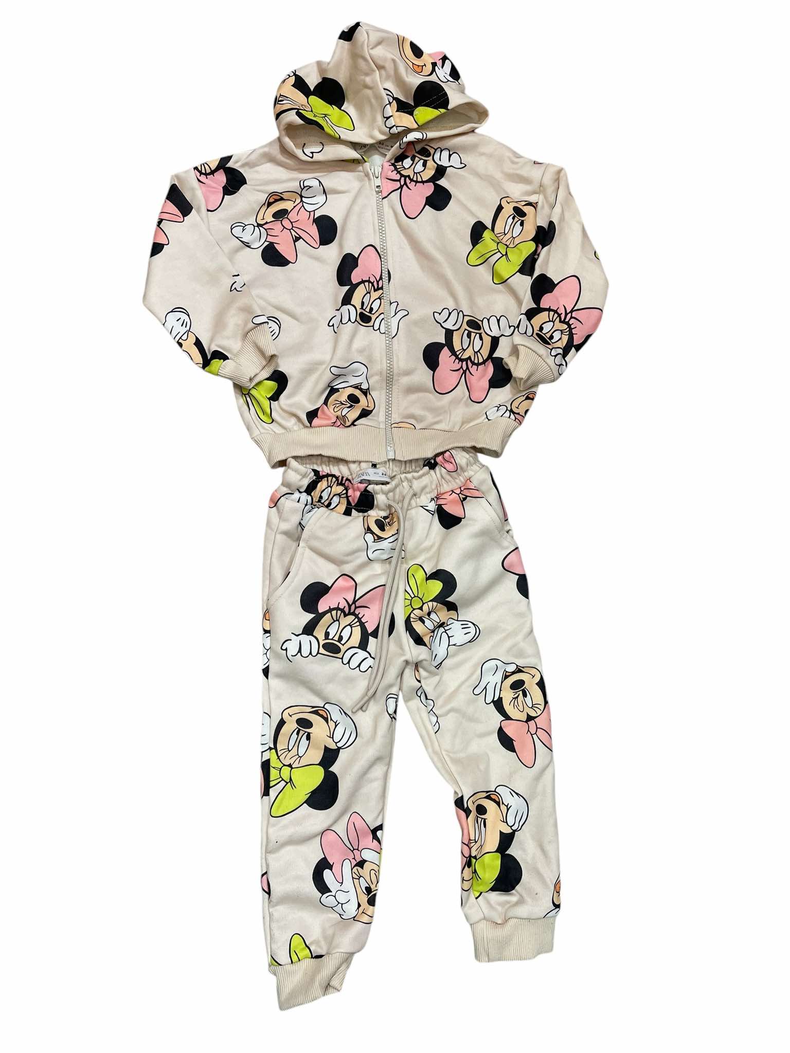Φόρμα Minnie με Κουκούλα