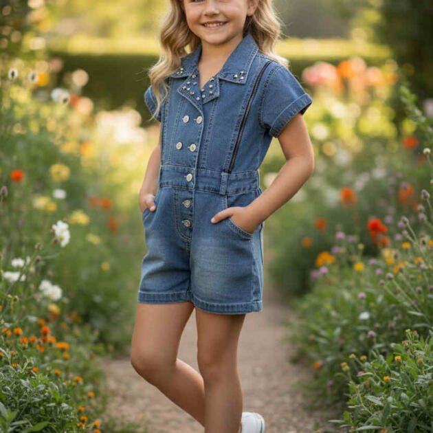 Τζιν Σορτ Ολόσωμη Φόρμα