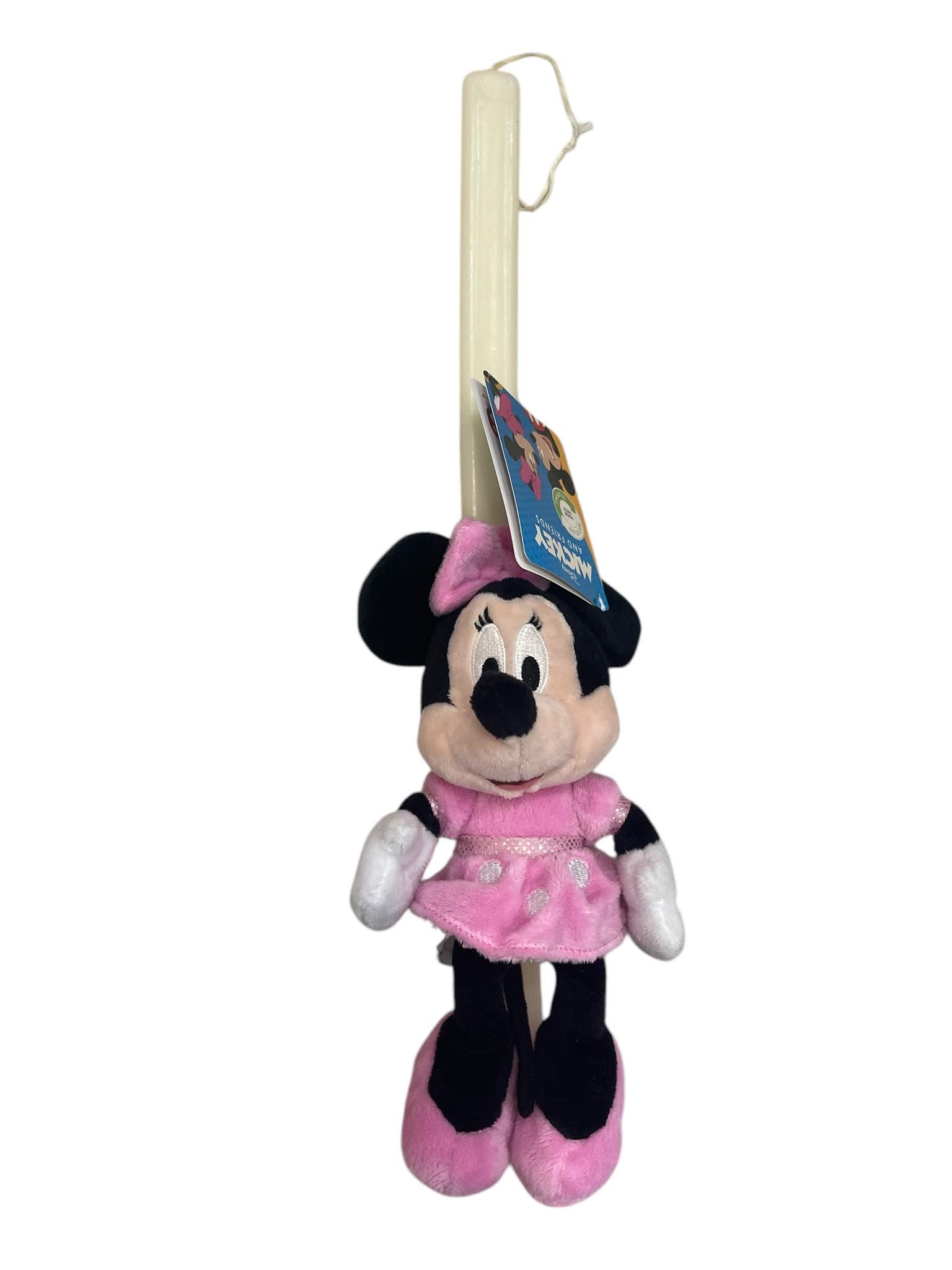 Σετ σαλοπέτας Minnie, συνδυασμένο με πασχαλινή λαμπάδα Minnie - Image 2