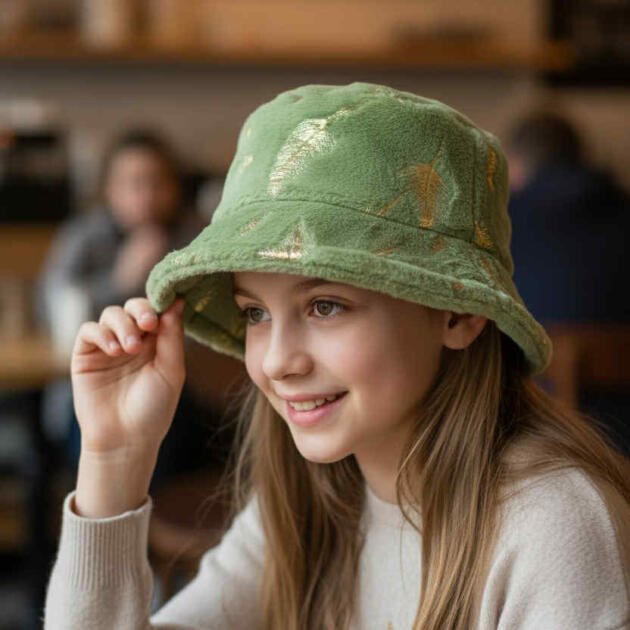 WB Fisher Fur with glitter Hat