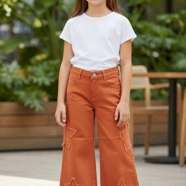 Liitle Star Τζιν με κεντημένα αστέρια