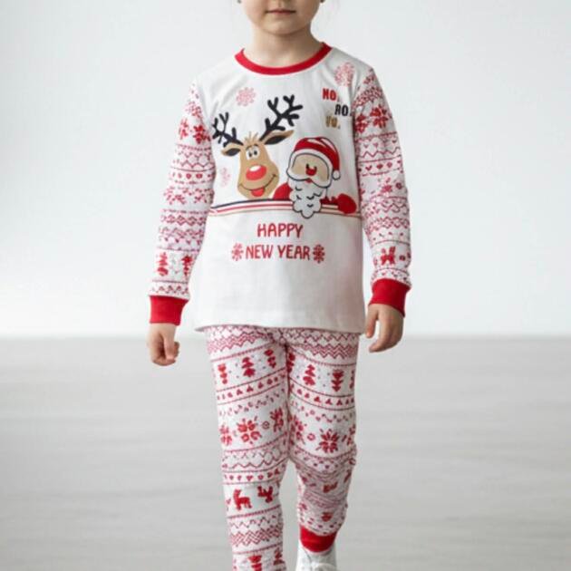 Παιδική Πιτζάμα Χριστουγεννιάτικη Unisex – 100% Βαμβάκι<span> - </span>6 ετών