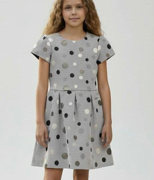 Φόρεμα “Chef” Πουά Ριγέ-Ριπ