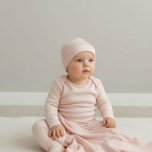 Σετ Νεογέννητου 4 Τεμαχίων από 100% Απαλό Βαμβάκι