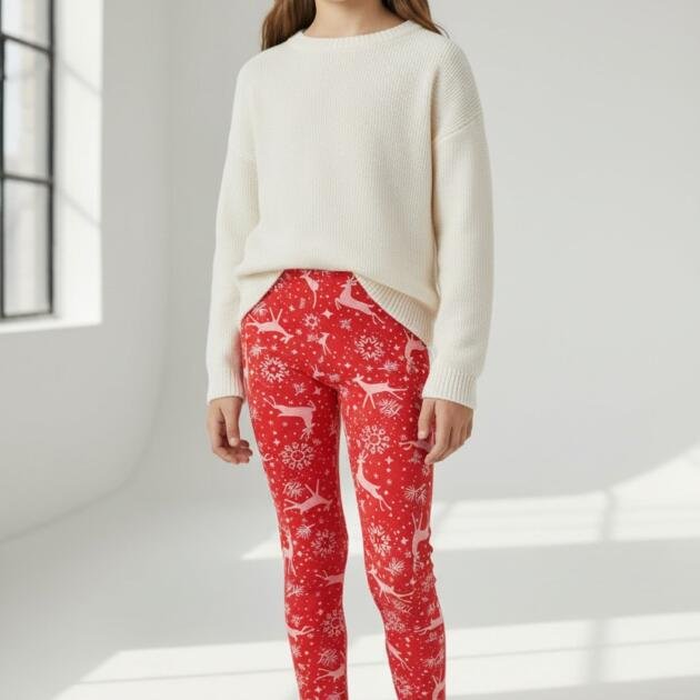 Little Star Κολάν Fleece με Ελαφάκια