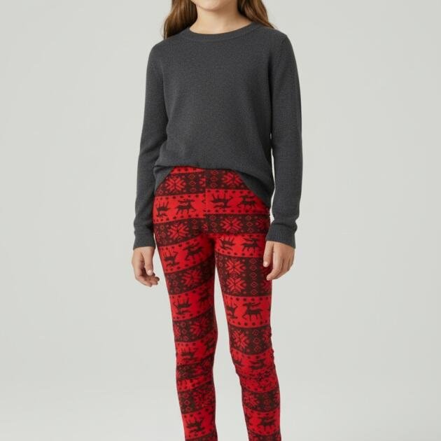 Little Star Κολάν Fleece με Ελαφάκια